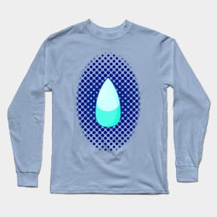 Aquamarine Gem Long Sleeve T-Shirt